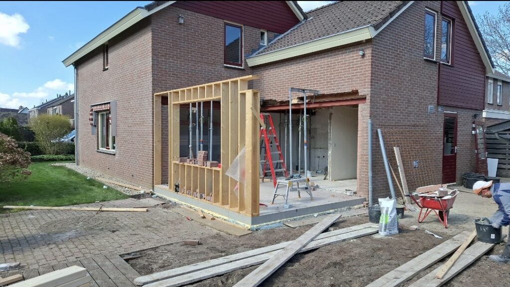 Uitbouw woning Beilen - Projectbouw Stadskanaal
